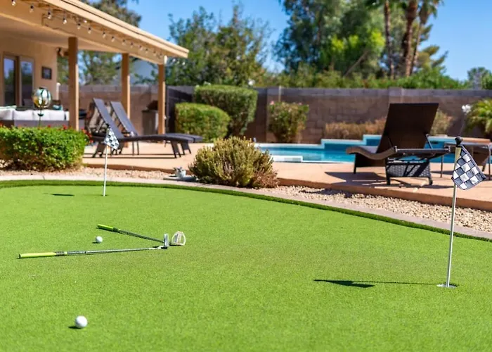 Luxury Scottsdale Retreat Heated Pool And Mini Golf *